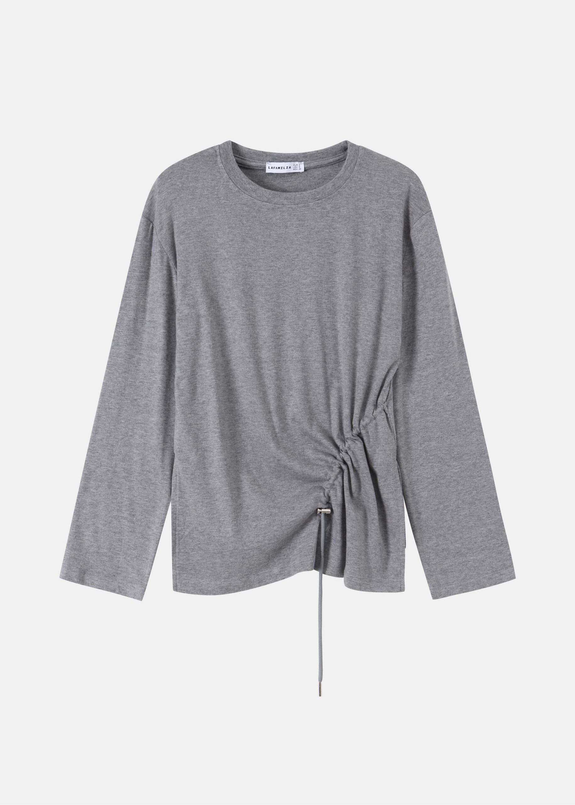 Women Ruched Long-Sleeves Top