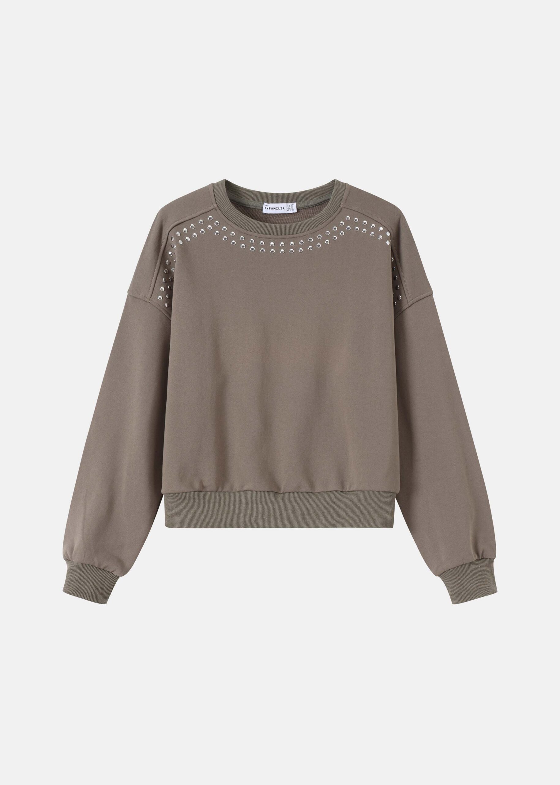 Women Studs Design Sweater