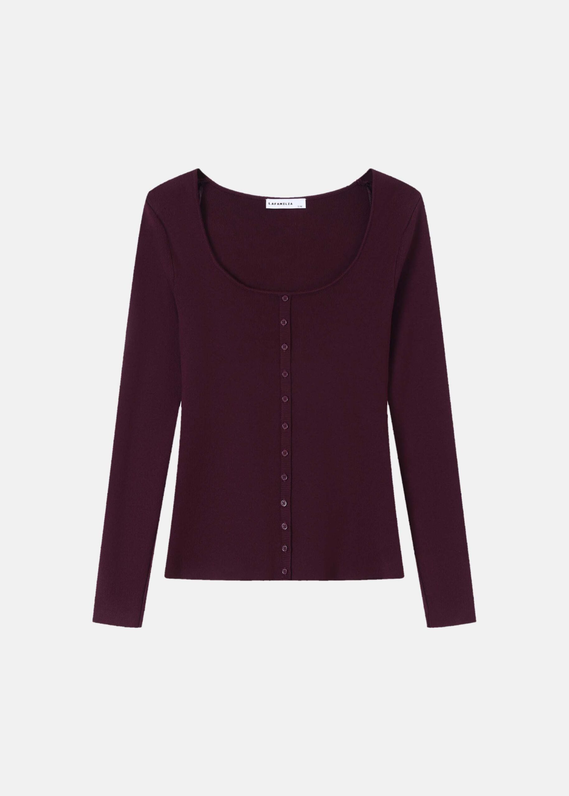 Women Long-Sleeves Top with Buttons