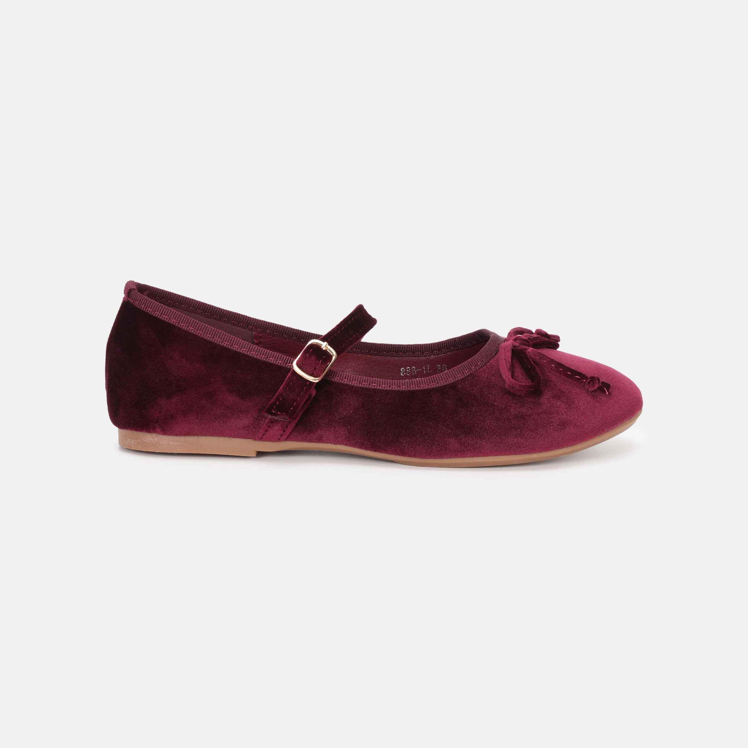 Kids Girl Velvet Ballerina