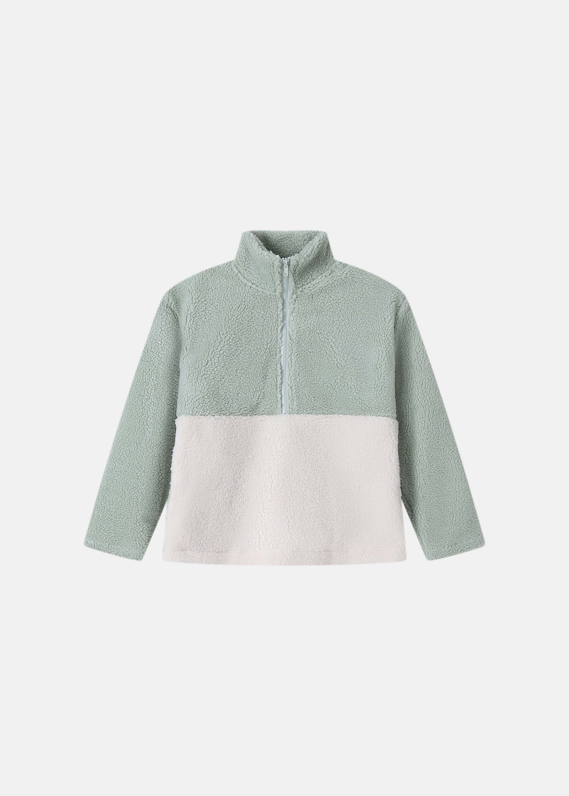 Kids Girl Fleece Textured Blouse