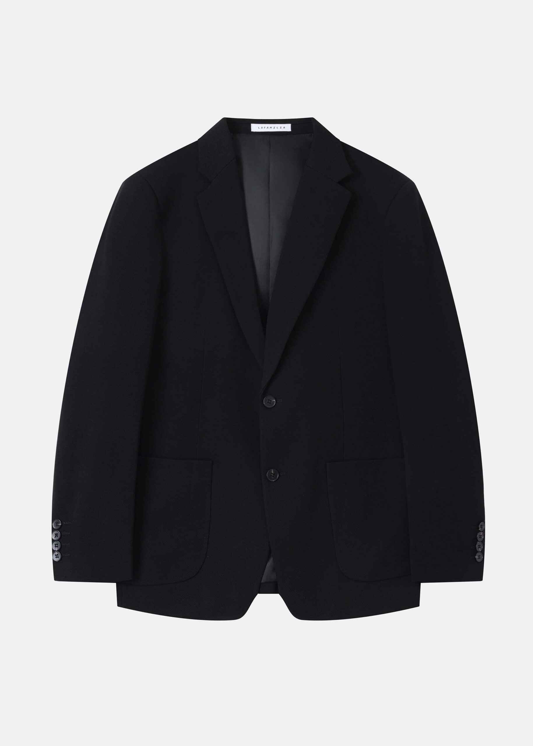 Men Twill-Textured Blazer