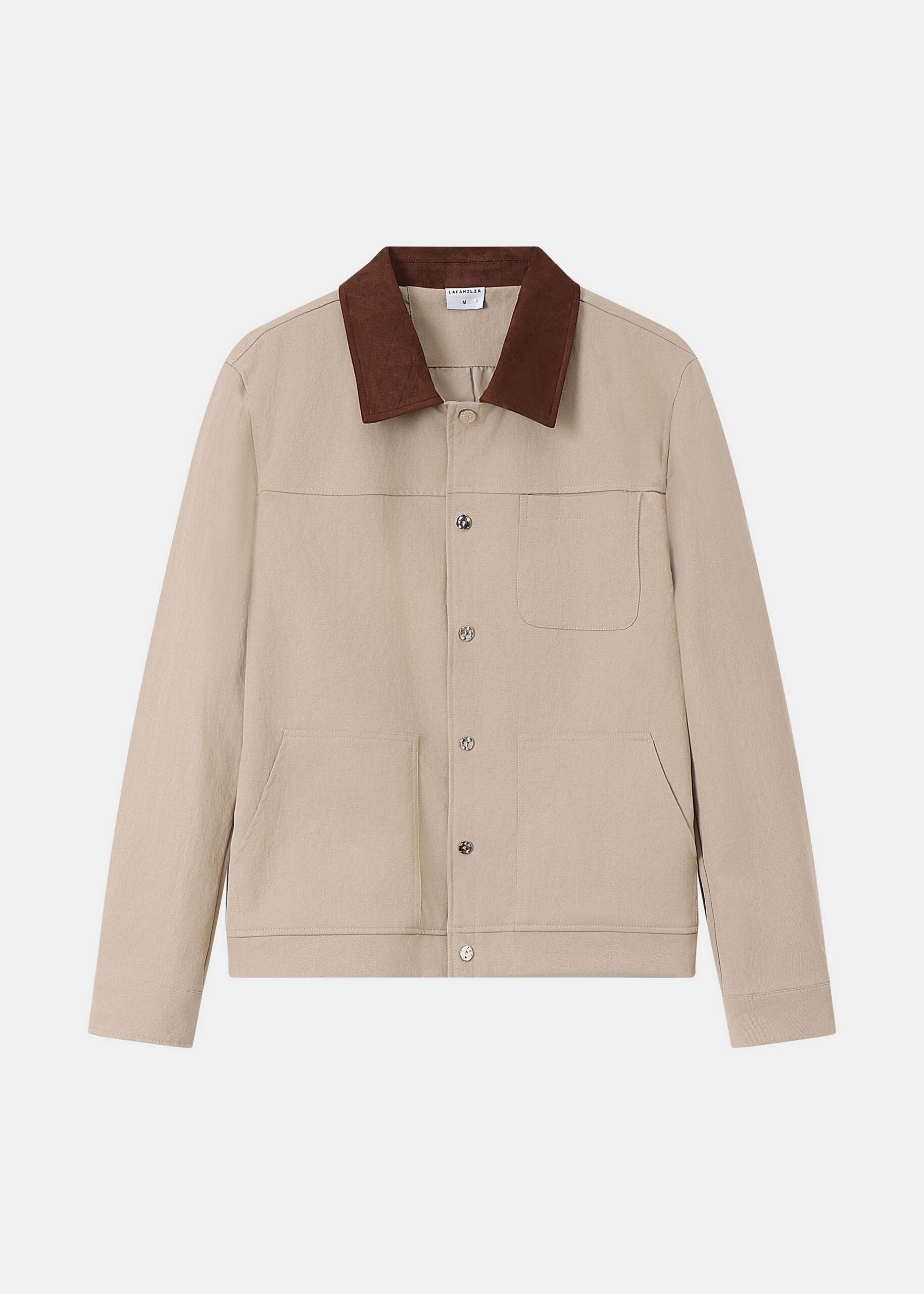 Men Shirt-Collar Jacket