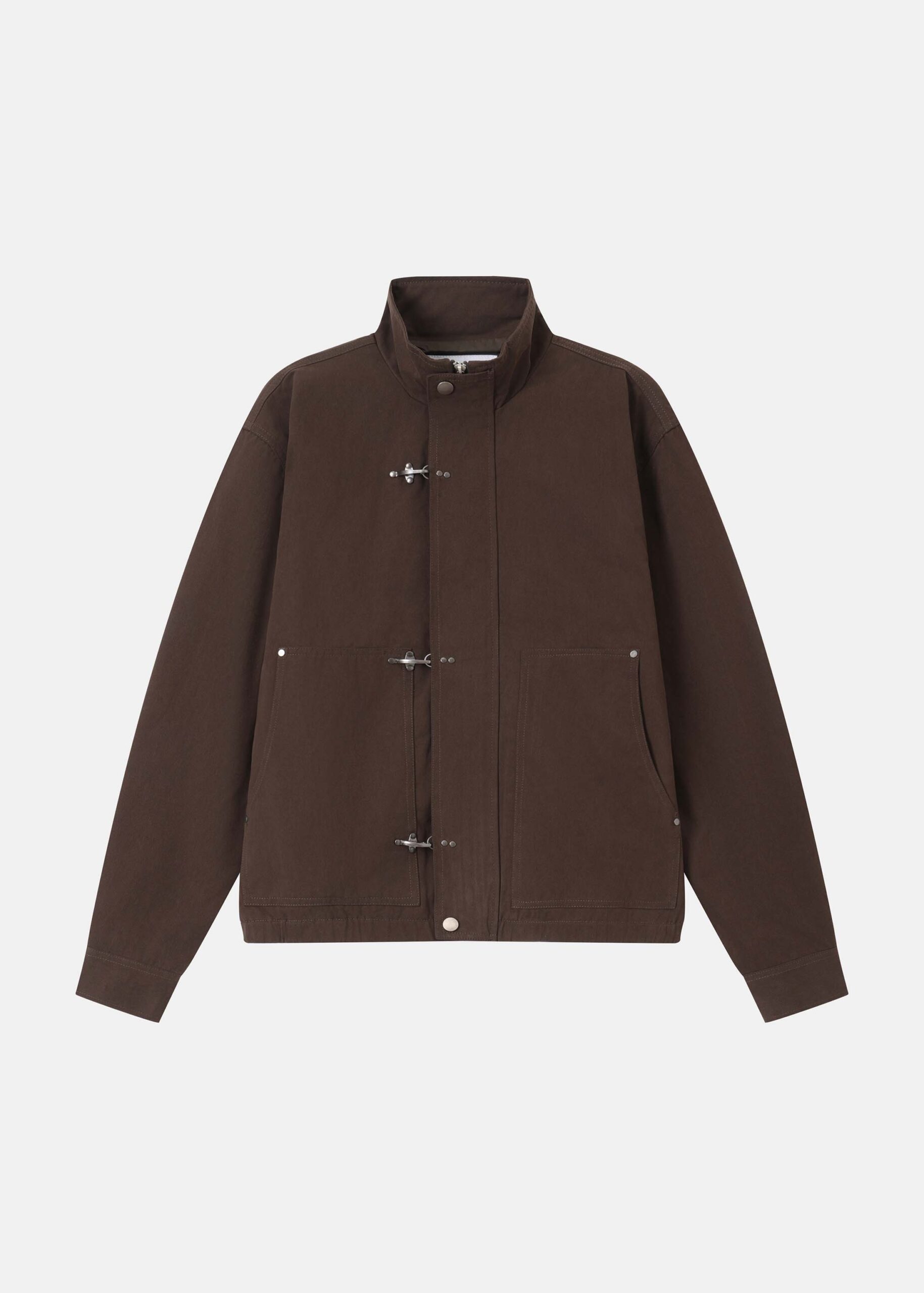 Men Stand-Collar Jacket
