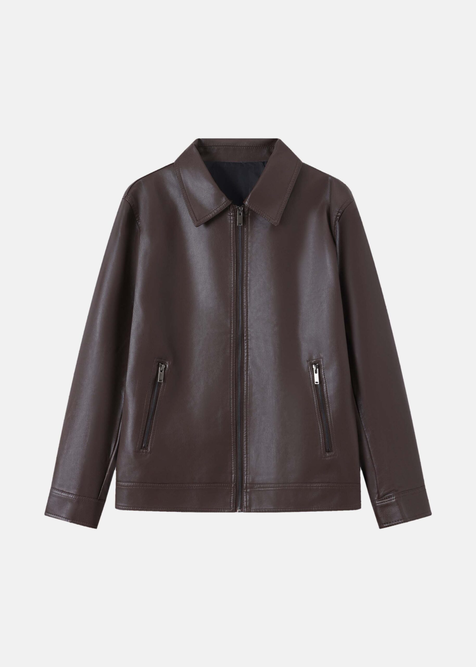 Men Classic Leather Jacket