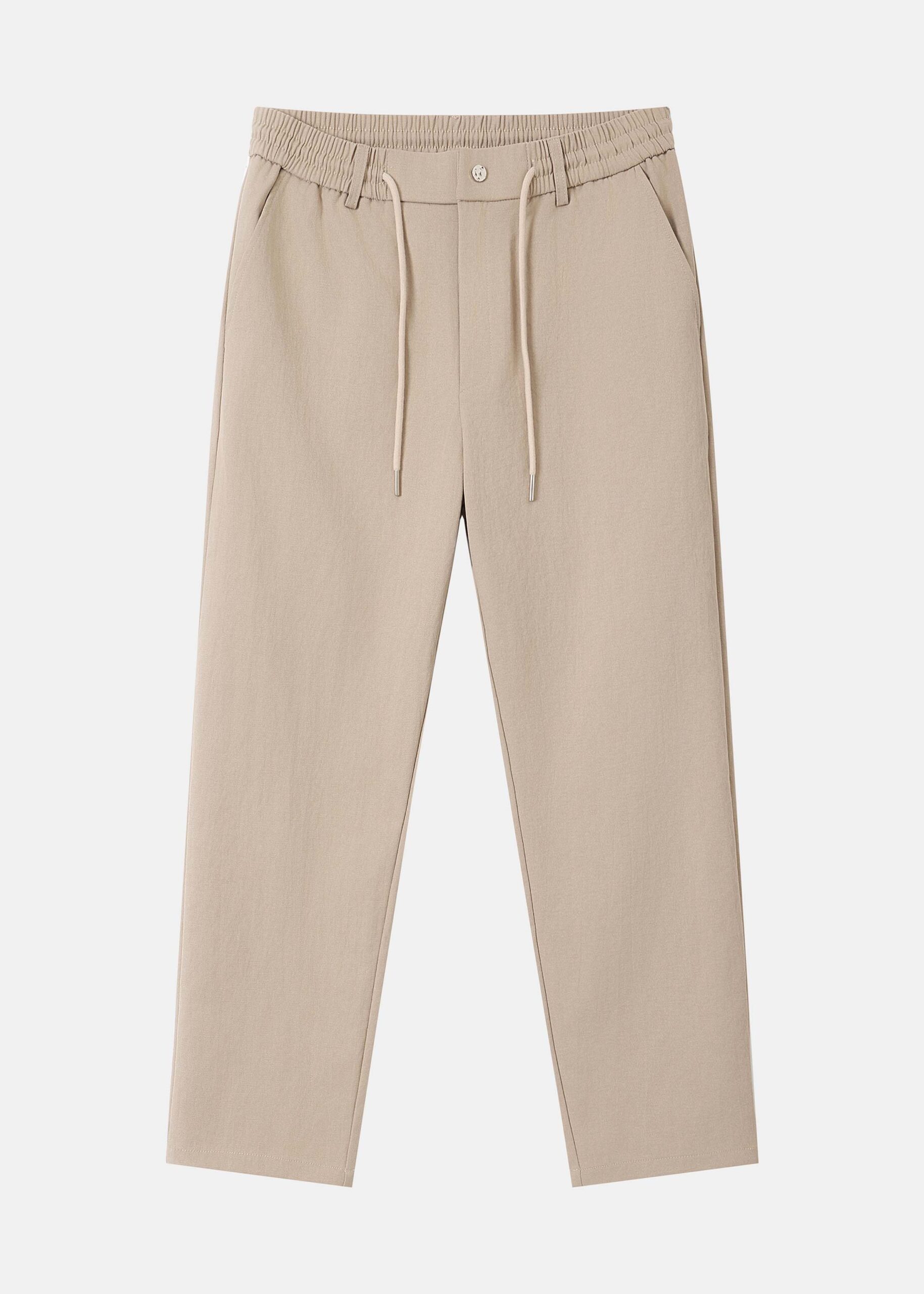 Men Elastic-Waist Trouser