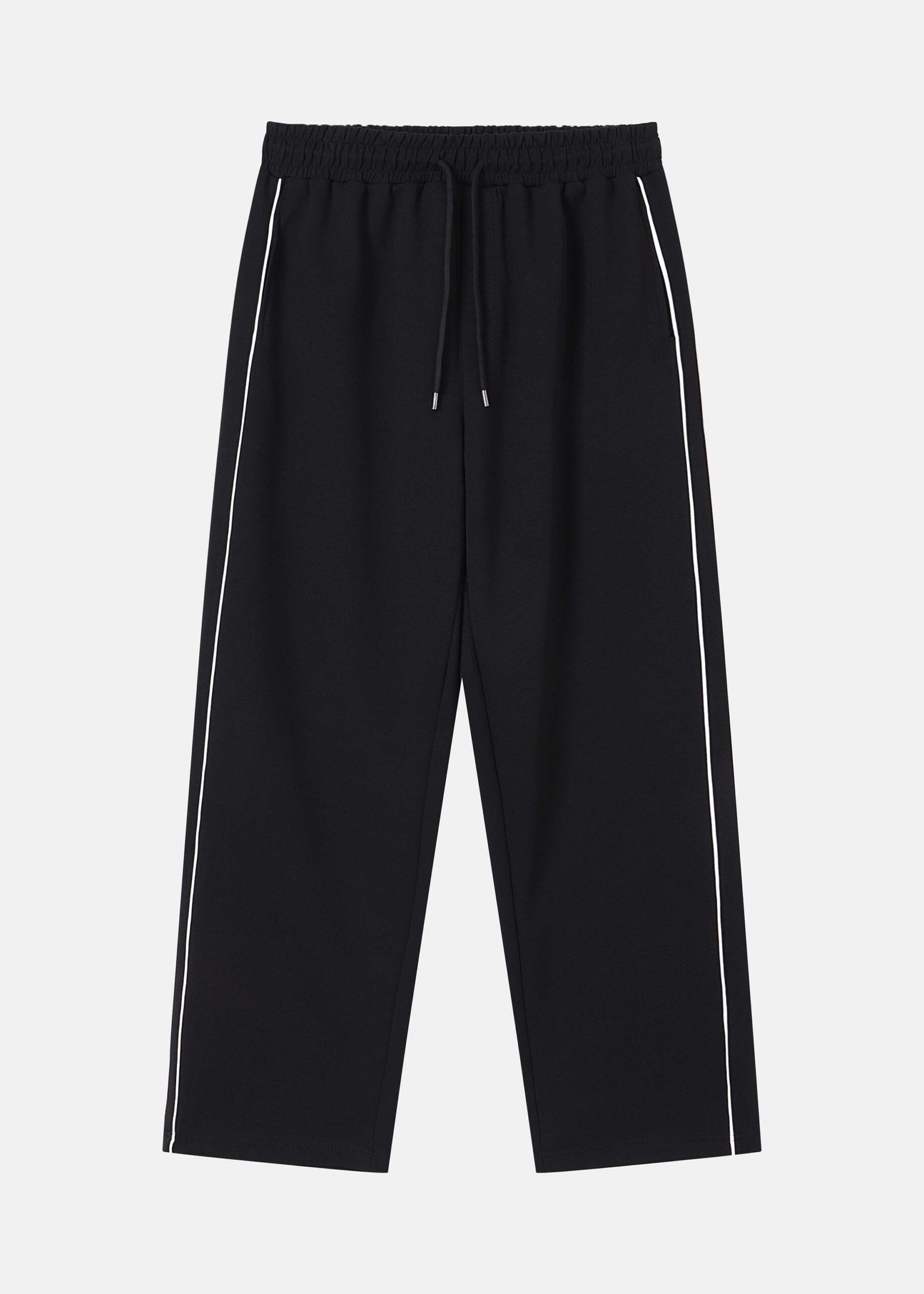 Men Sweatpants with Thin Piping