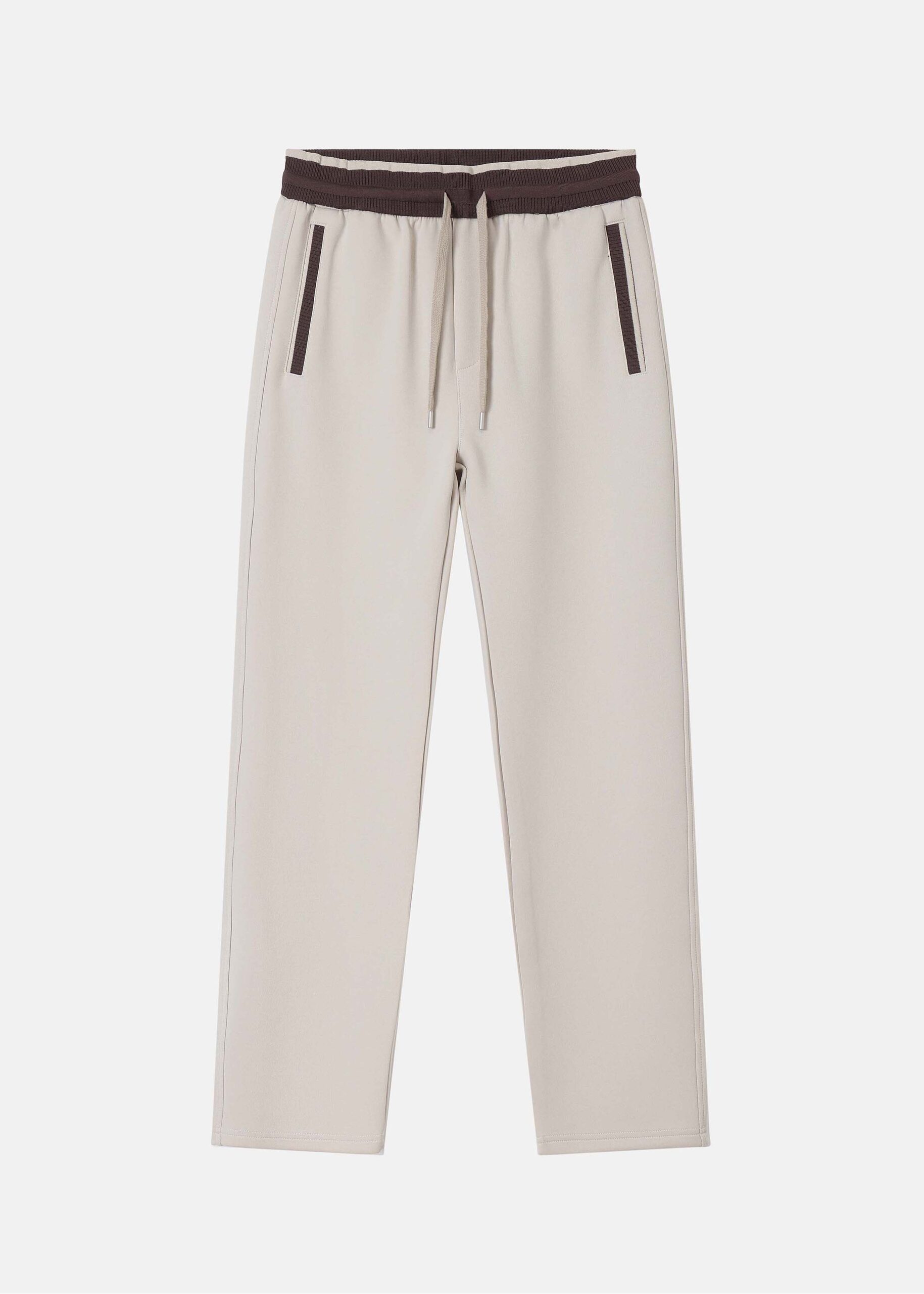 Men Contrast-Waistband Trouser