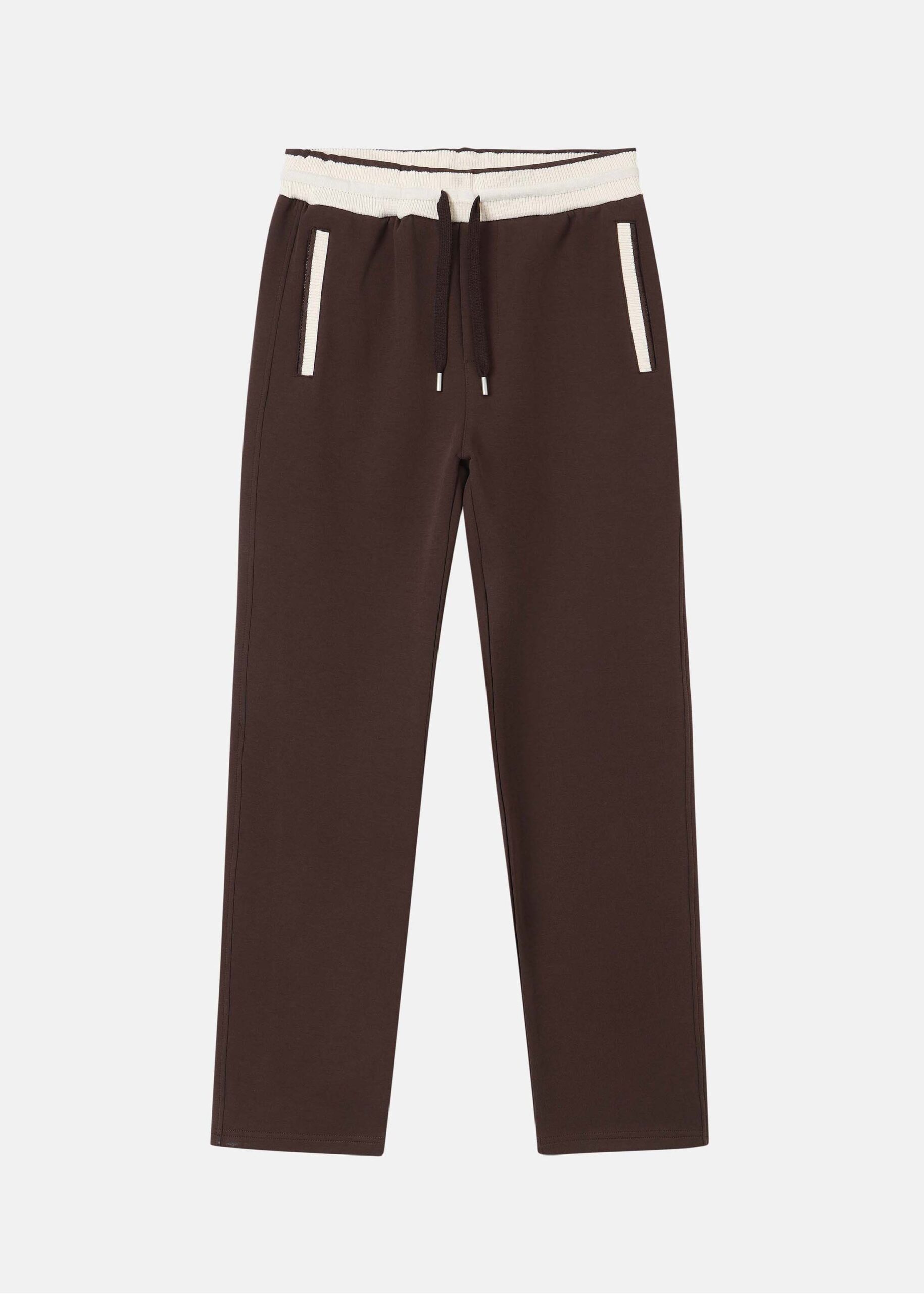 Men Contrast-Waistband Trouser