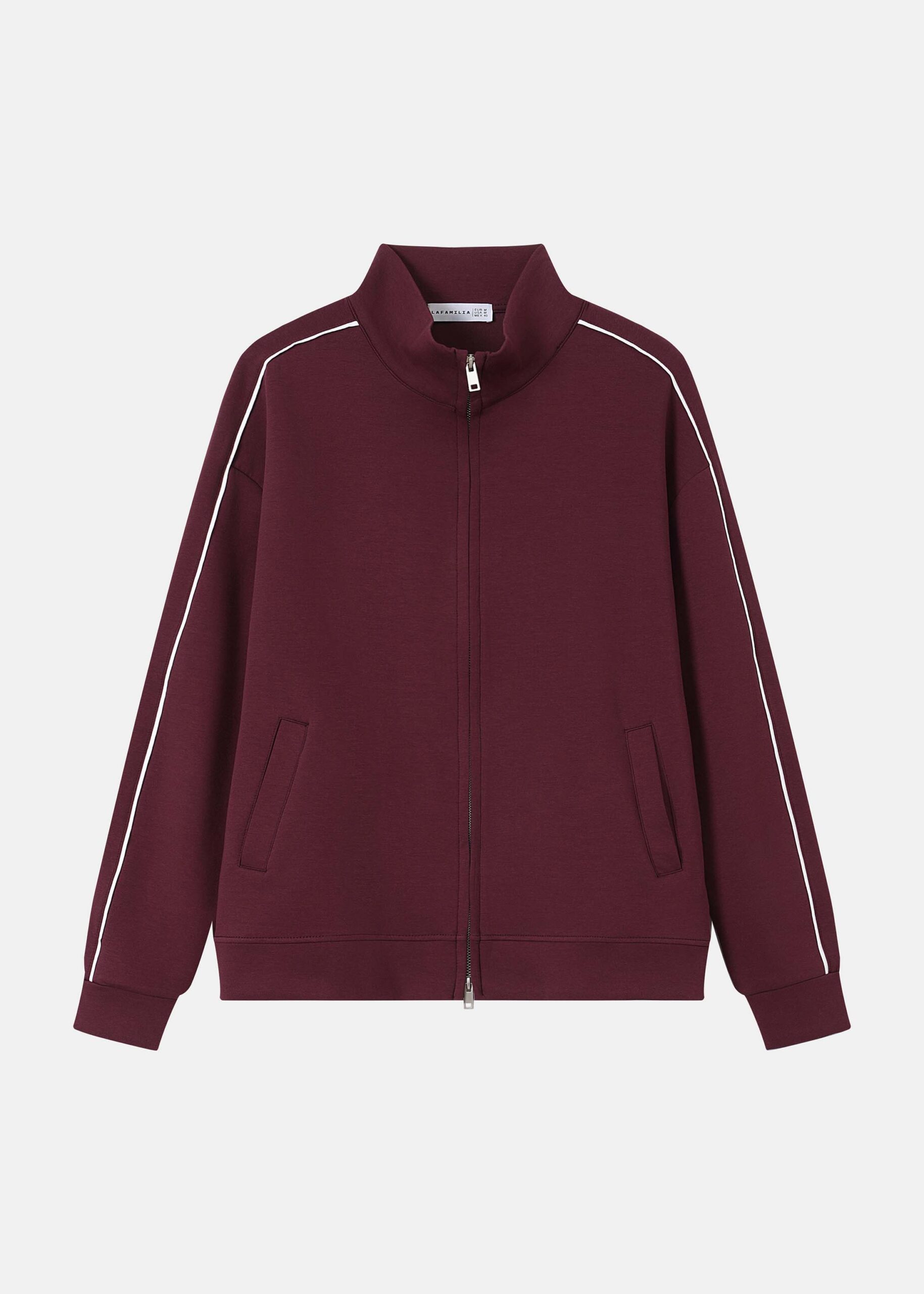 Men Track Jacket with Piping