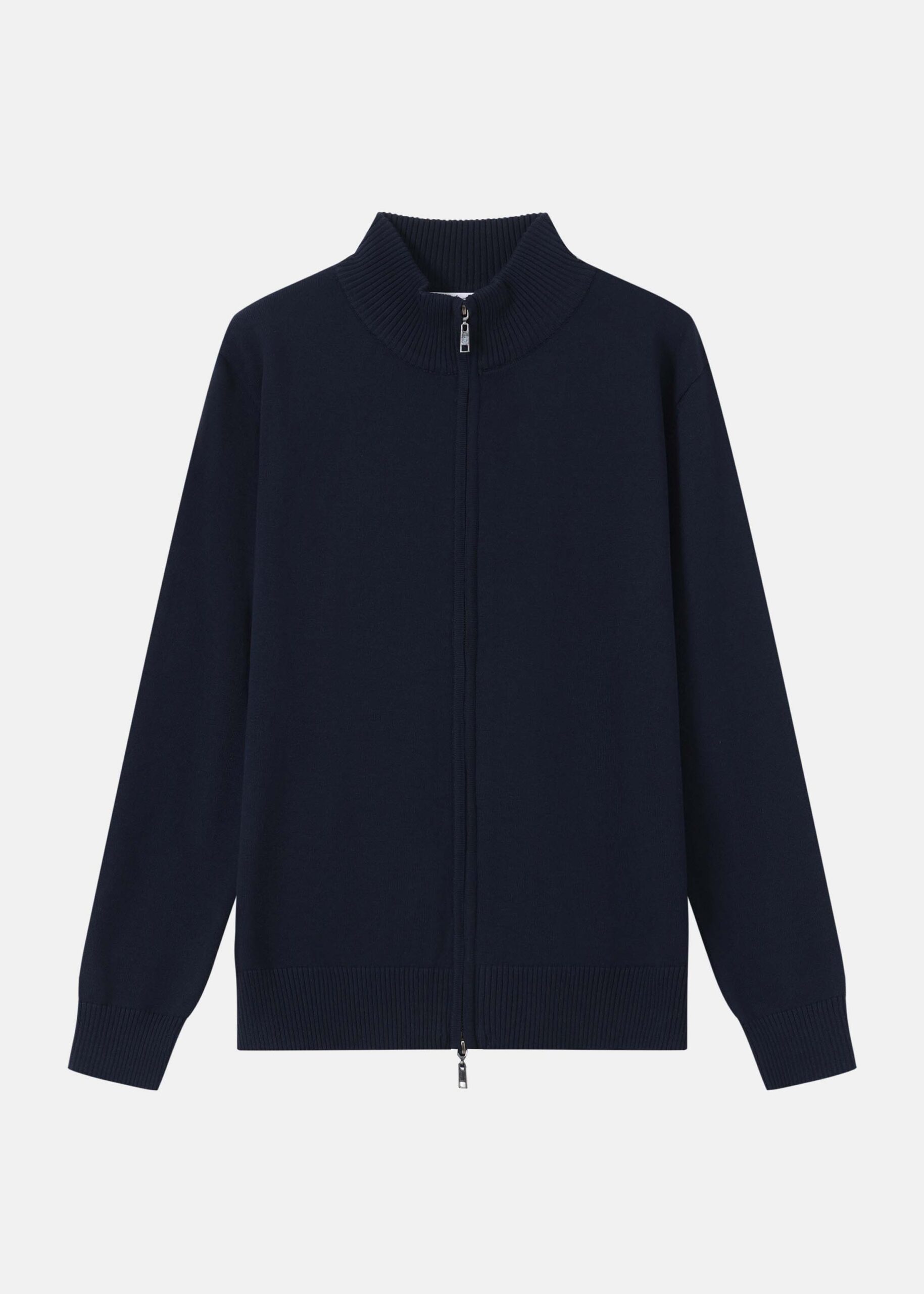 Men Full-Zip Knit Sweater