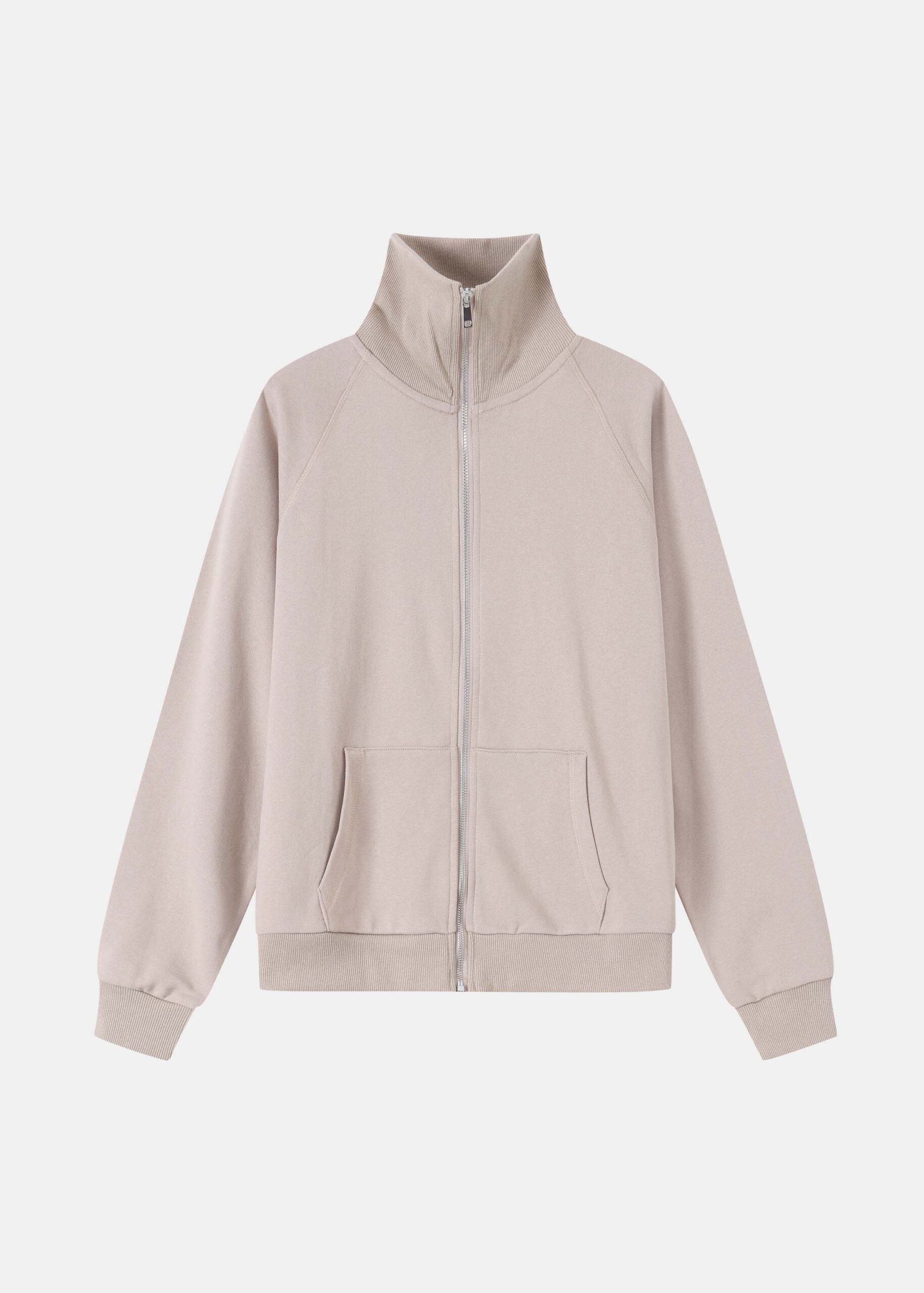 Women High-Neck Zip-Up Jacket