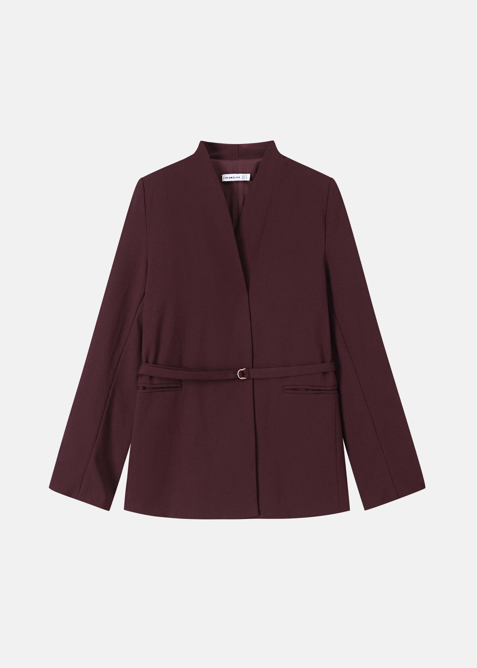 Women Belted Blazer