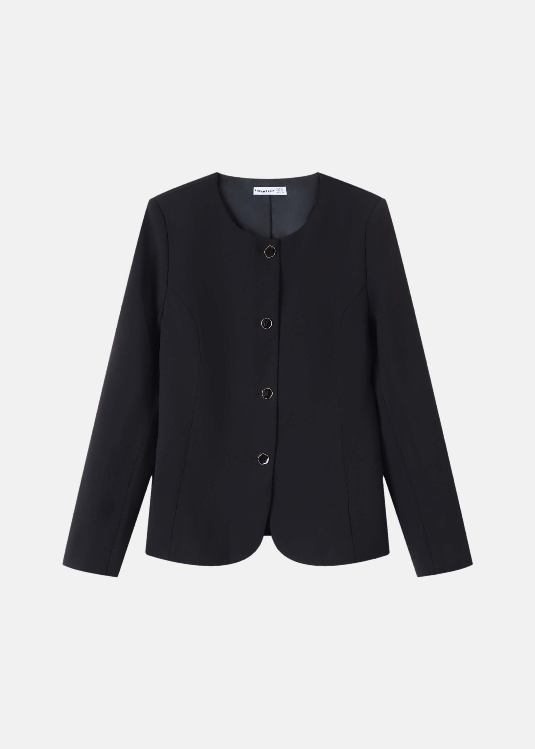 Women Round Neckline Blazer