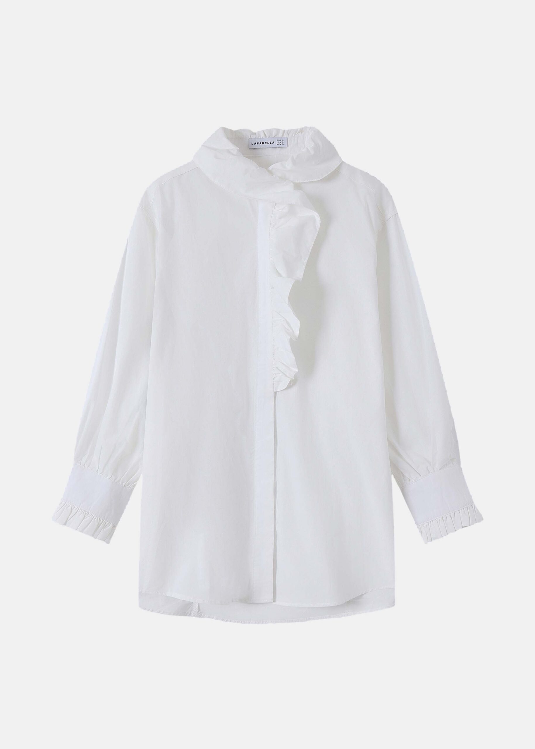 Women Ruffels-Collar Shirt