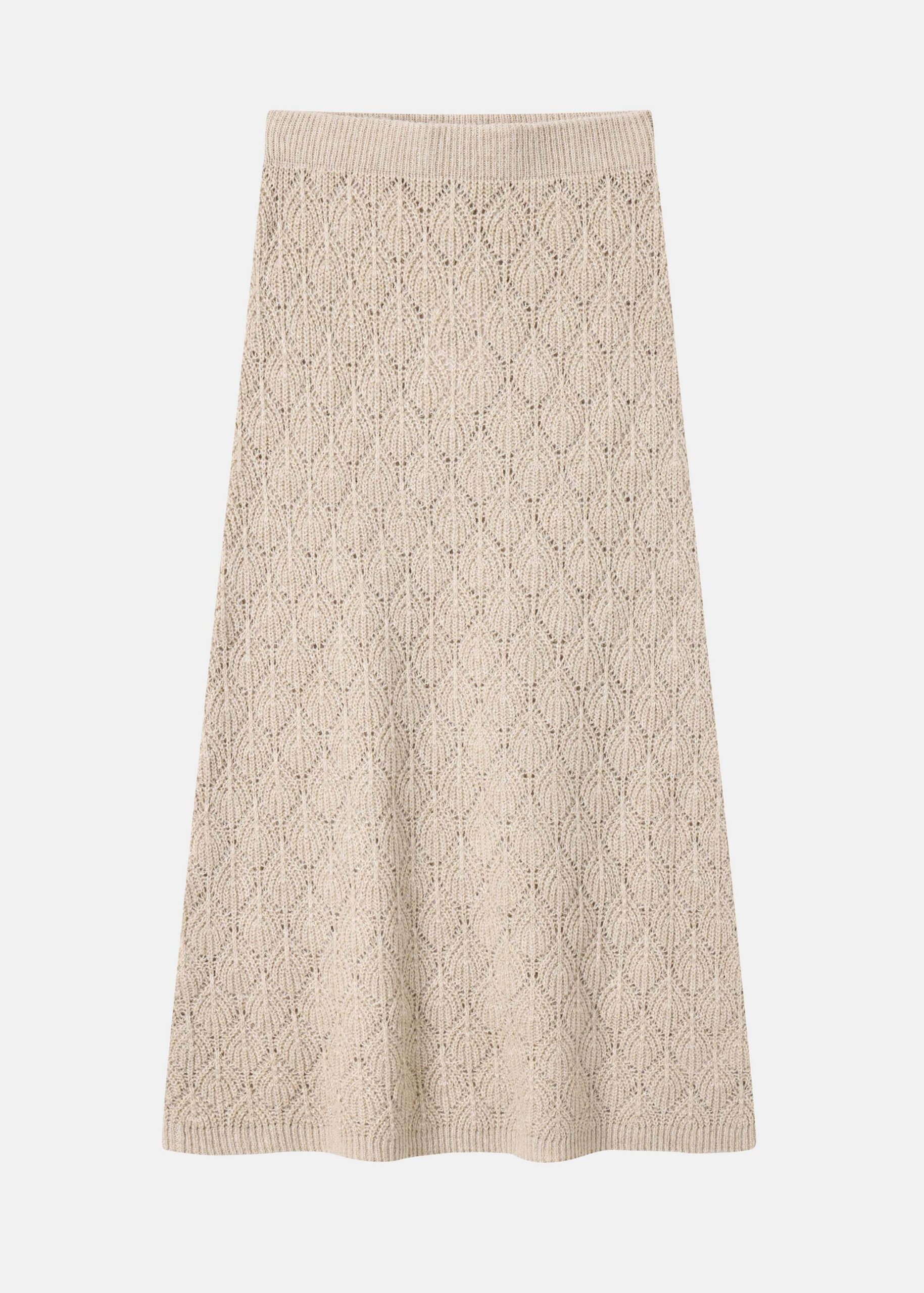 Women Knitted Midi Skirt