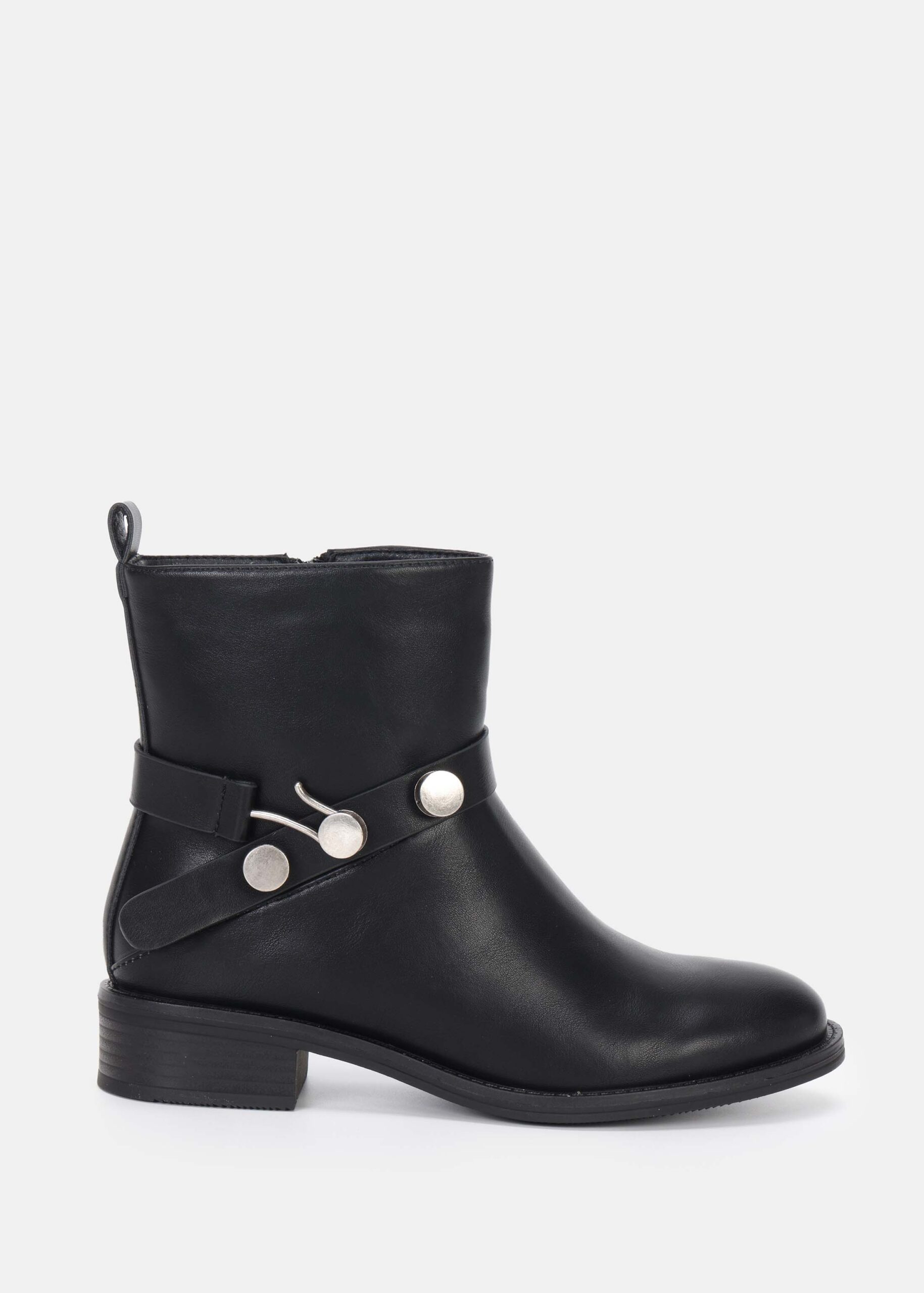 Women Leather Ankle Boots