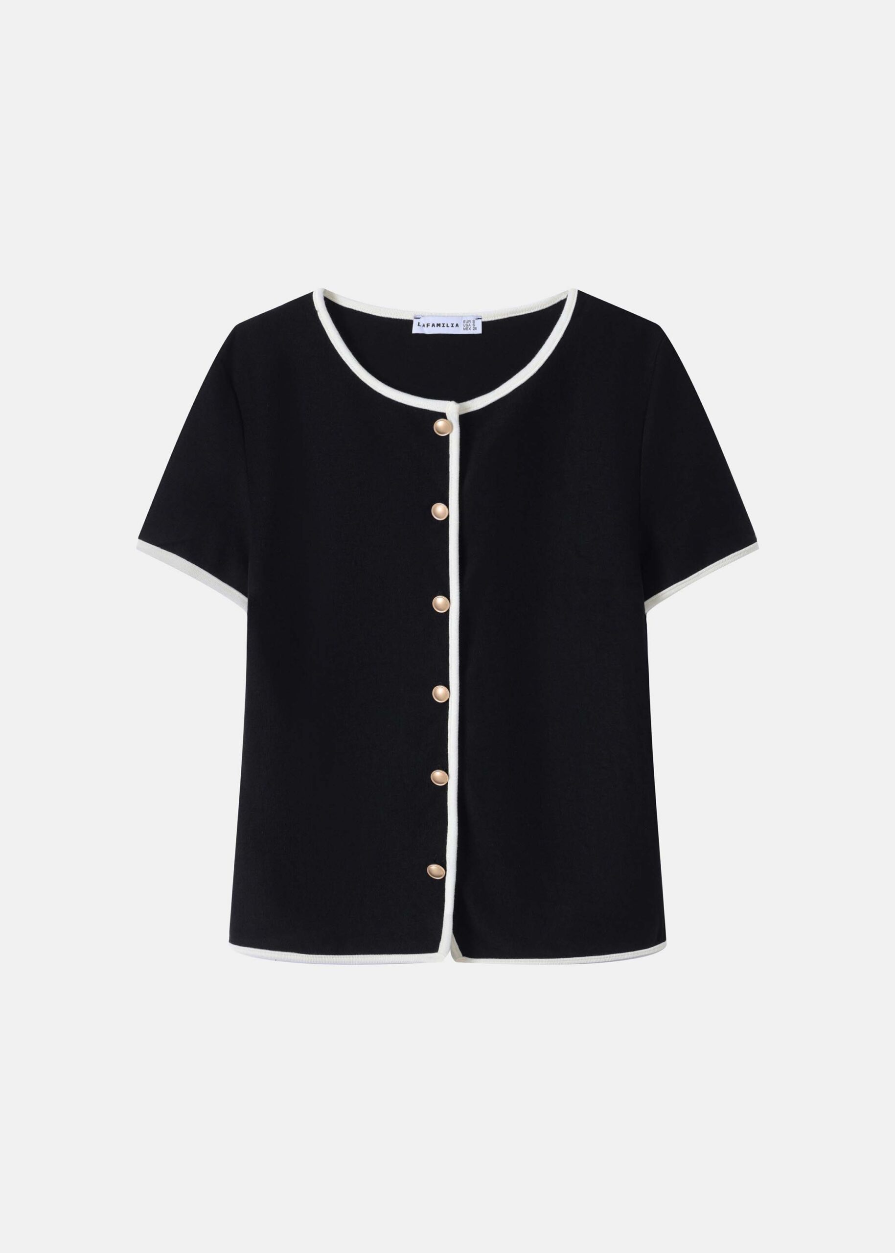 Women Round-Collar Cardigan