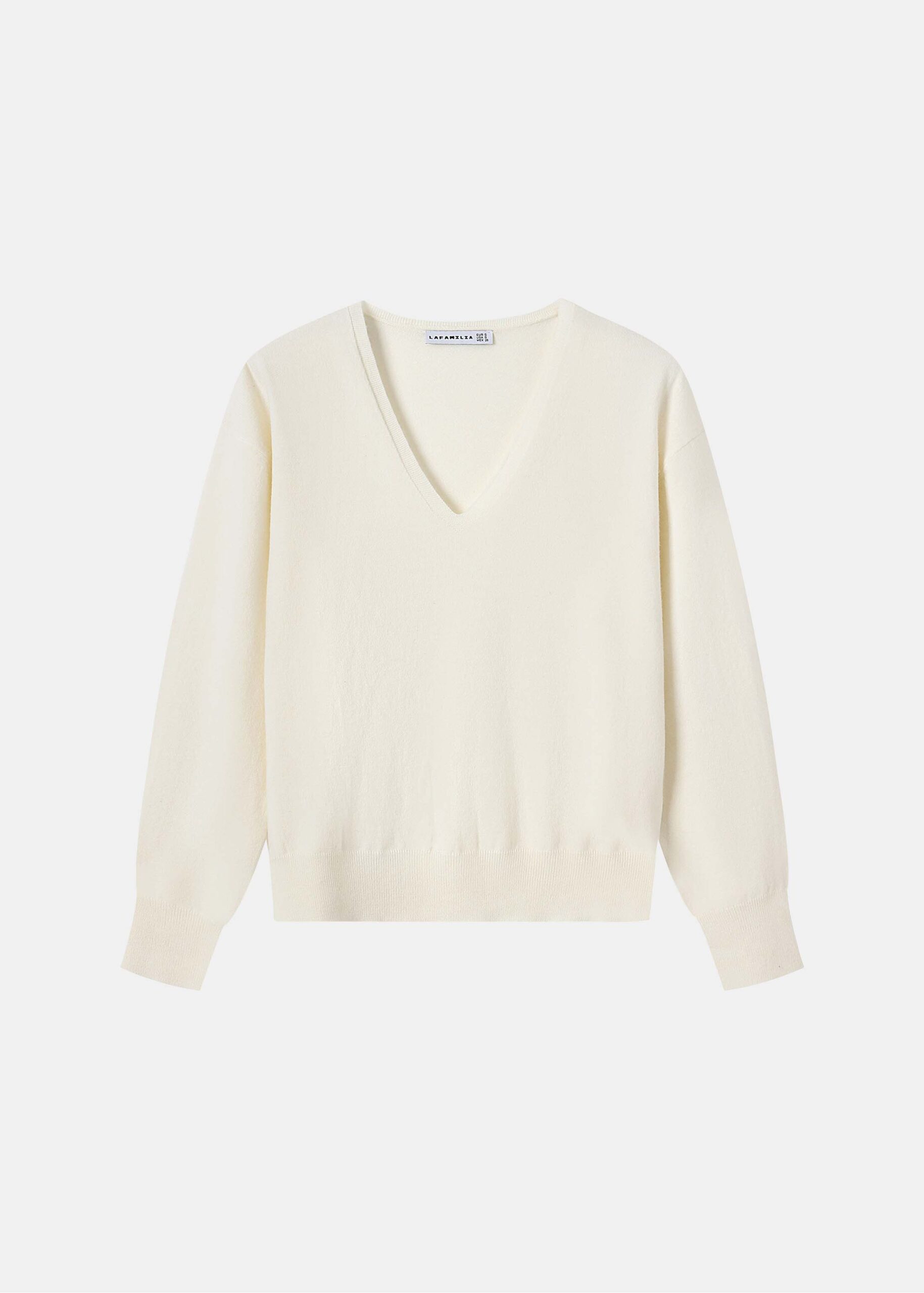 Women V-Neck Knitted Sweater