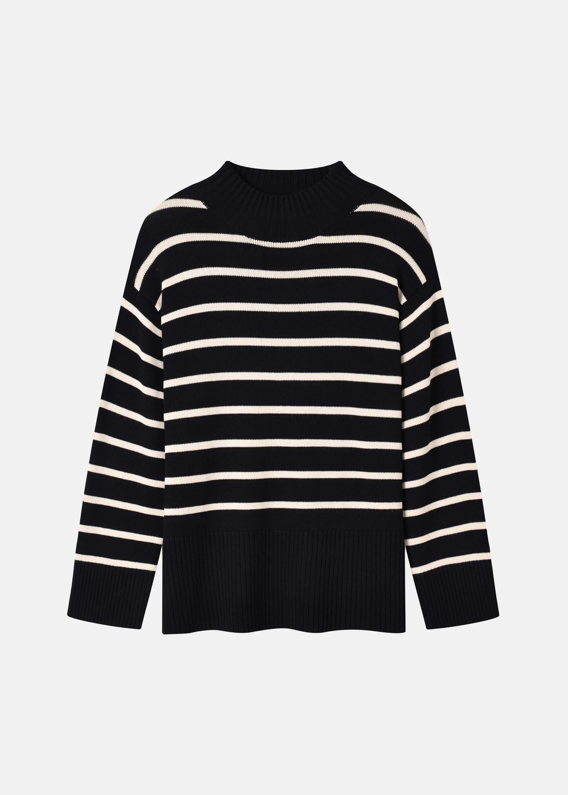 Women Striped Knitted Sweater