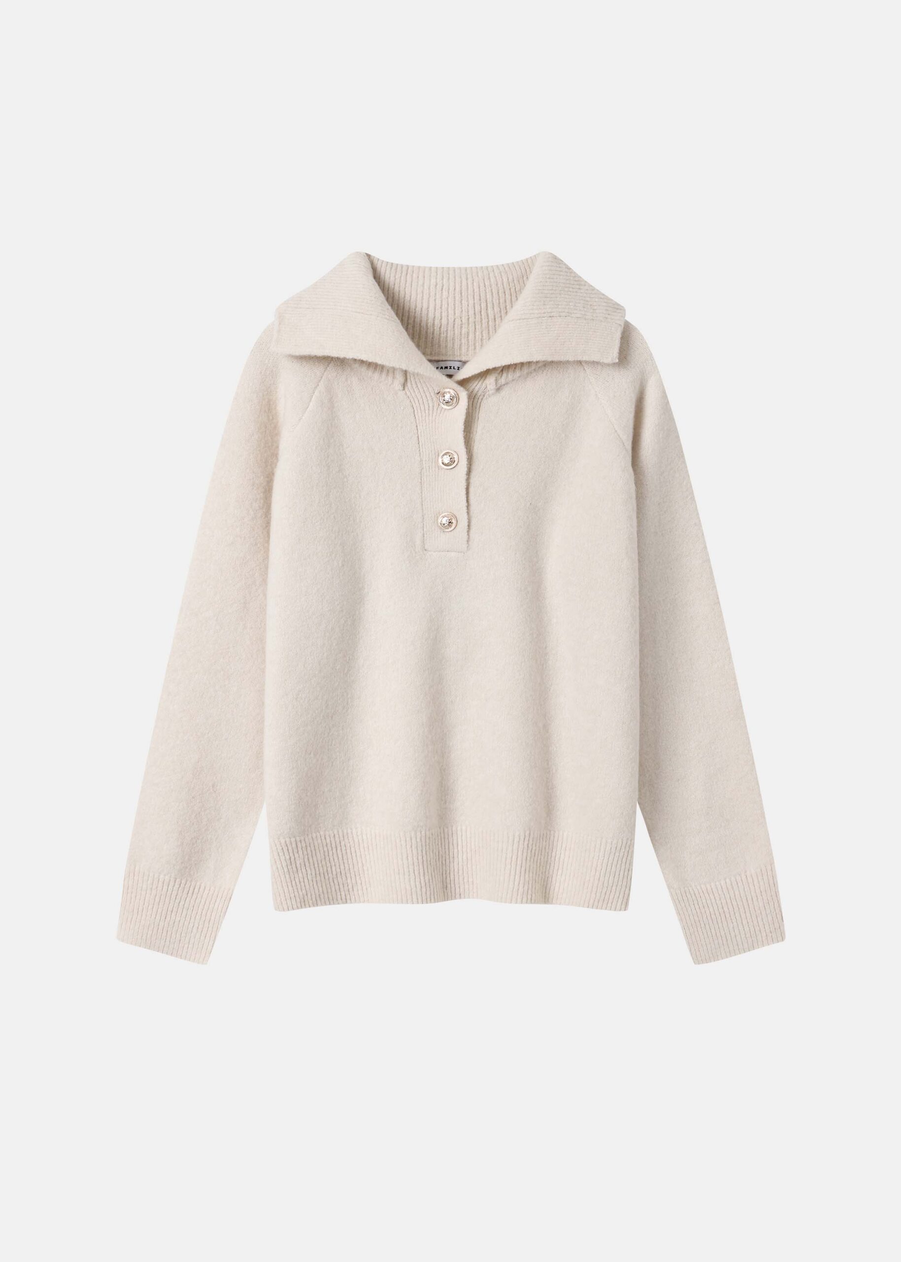 Women Collared Knit Sweater
