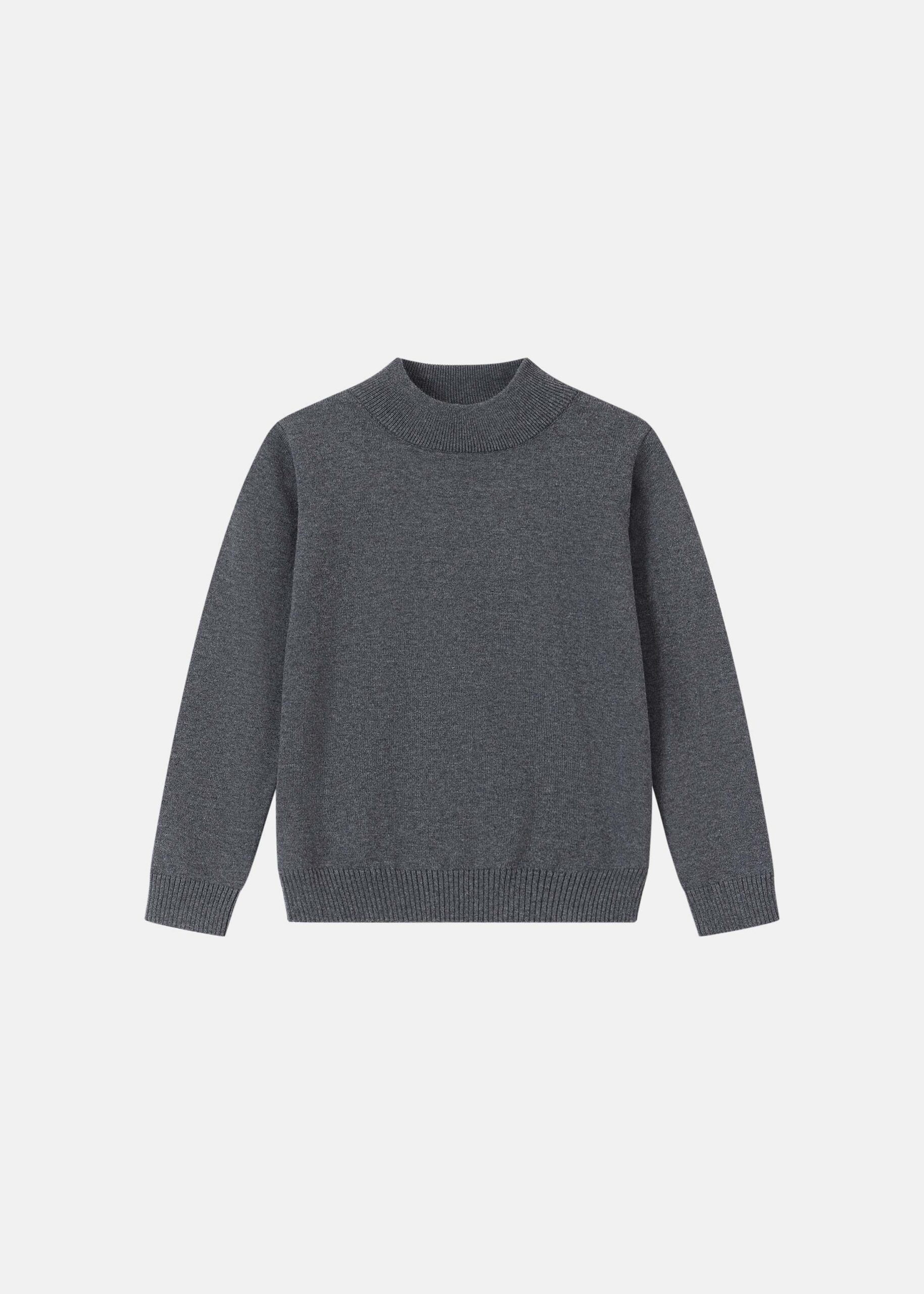Kids Boy Mock-Neck Knit Blouse