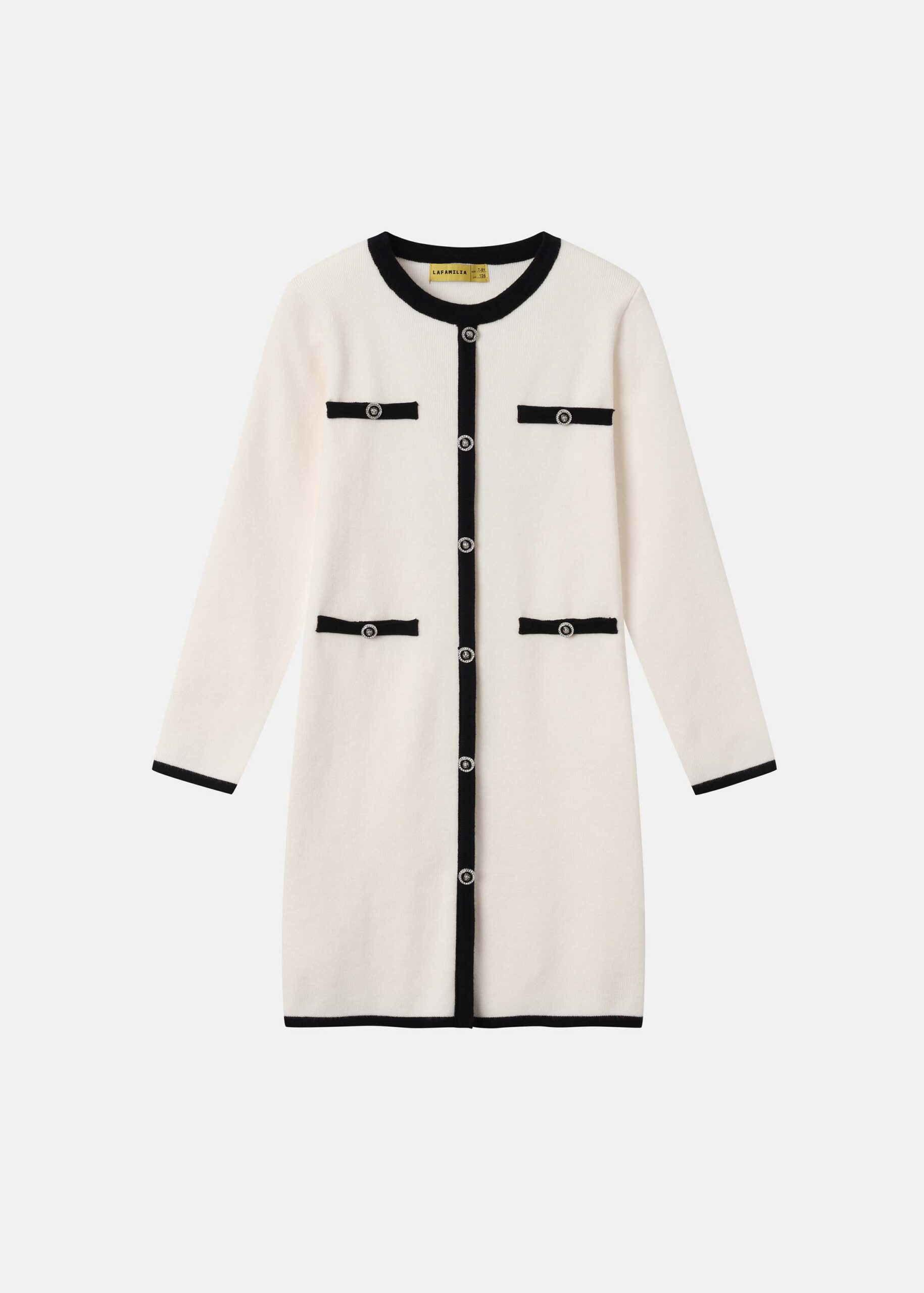 Kids Girl Button-Front Knit Dress