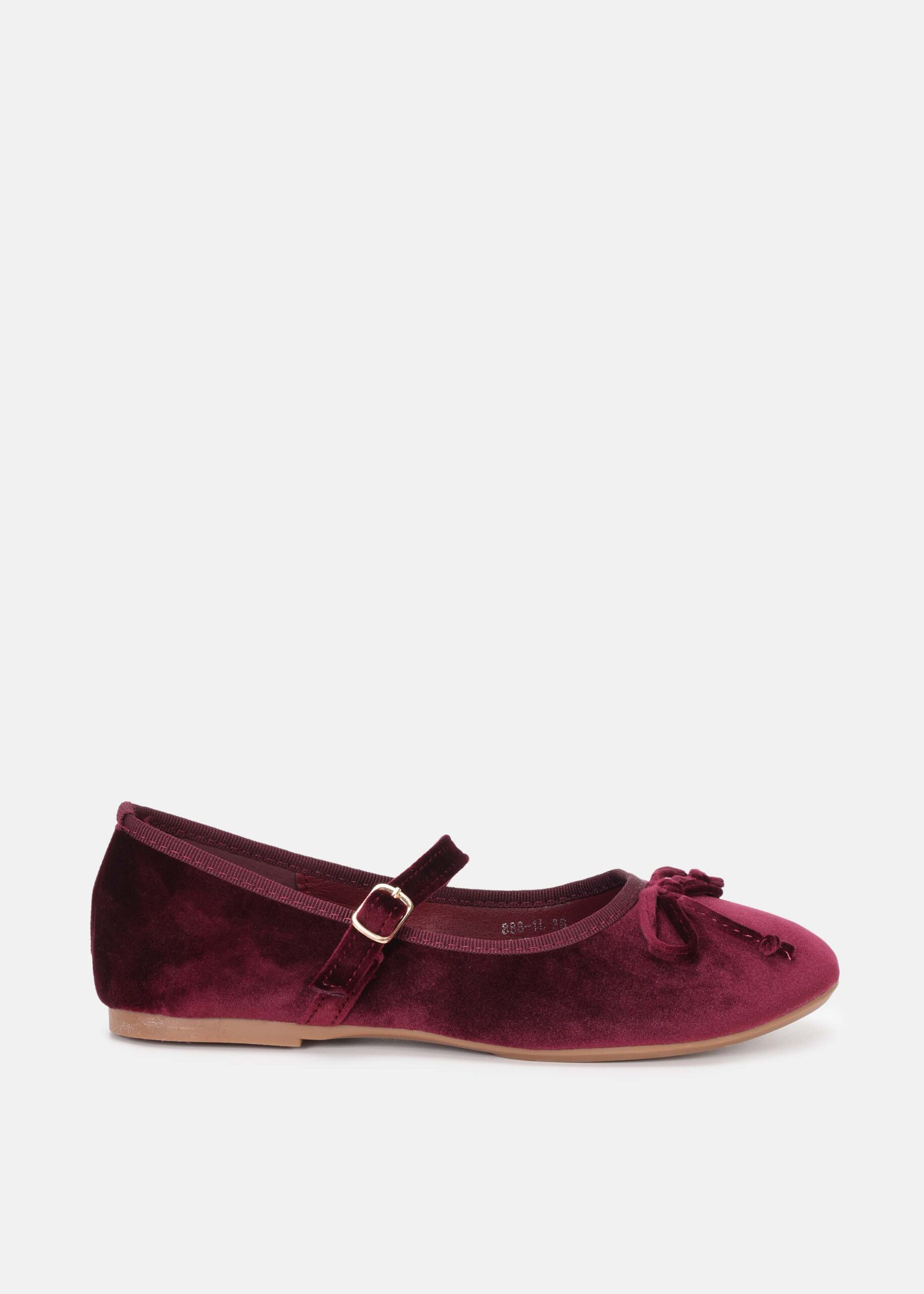 Kids Girl Velvet Ballerina