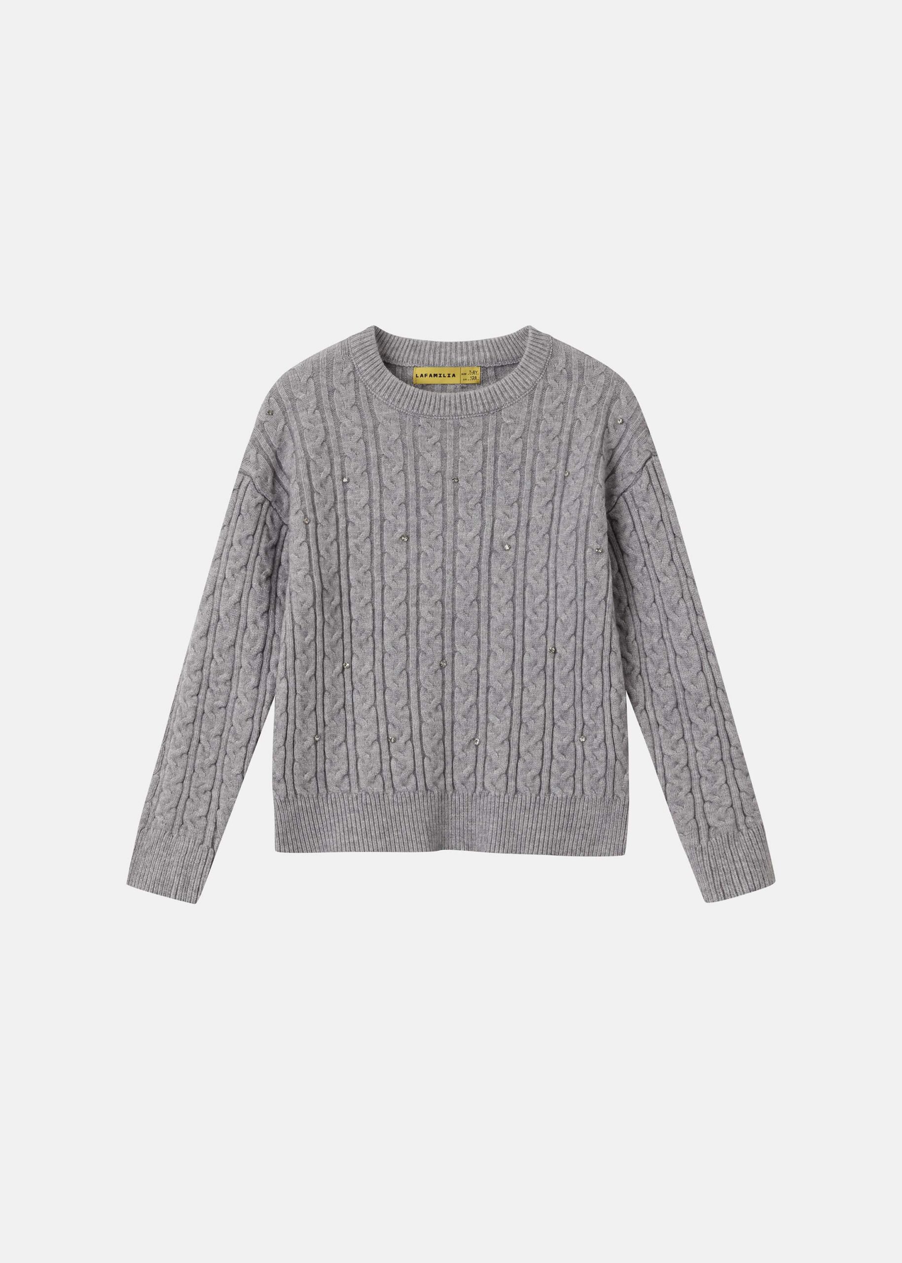 Kids Girl Cable-Knit Sweater