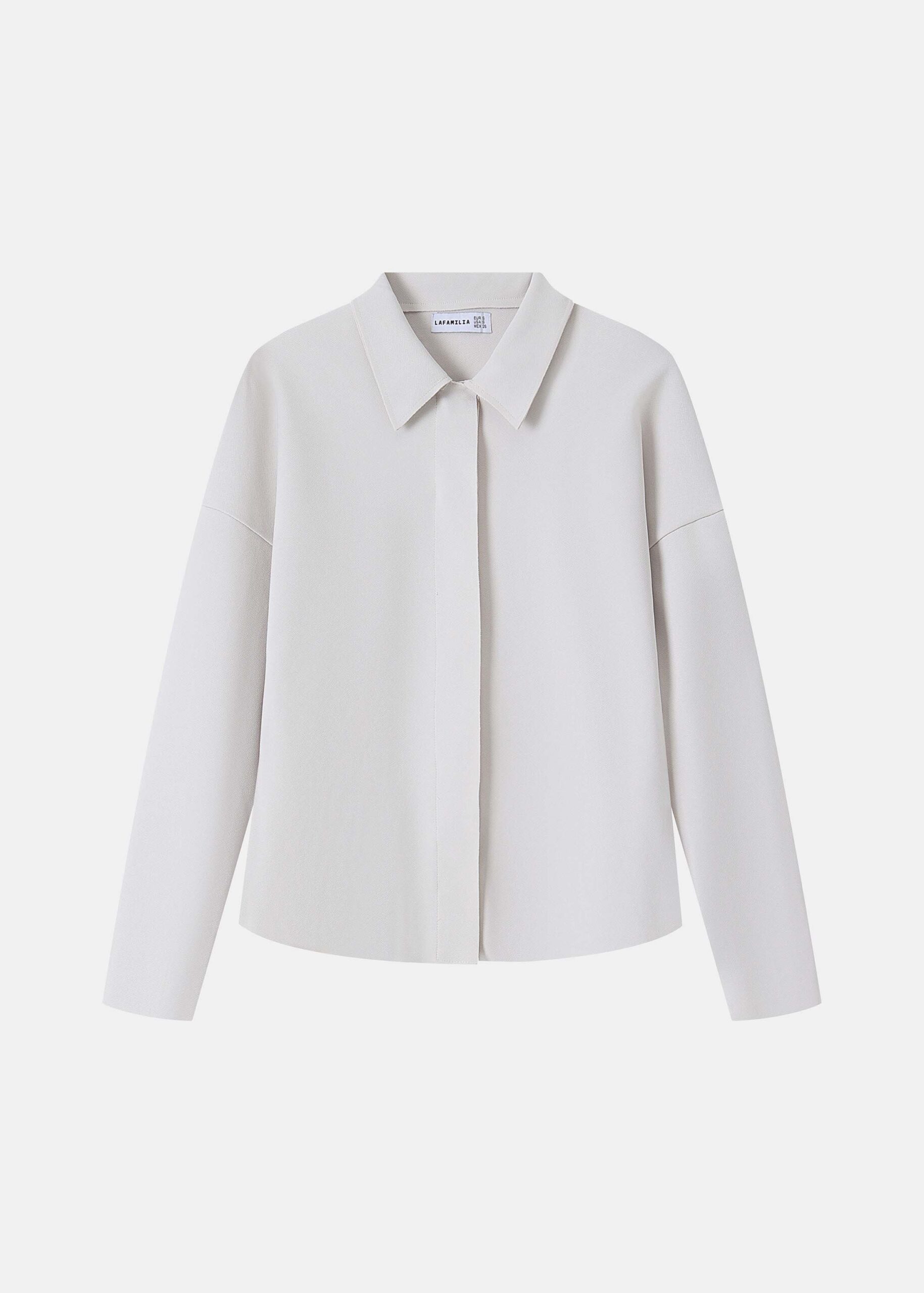 Women Hidden Placket Shirt