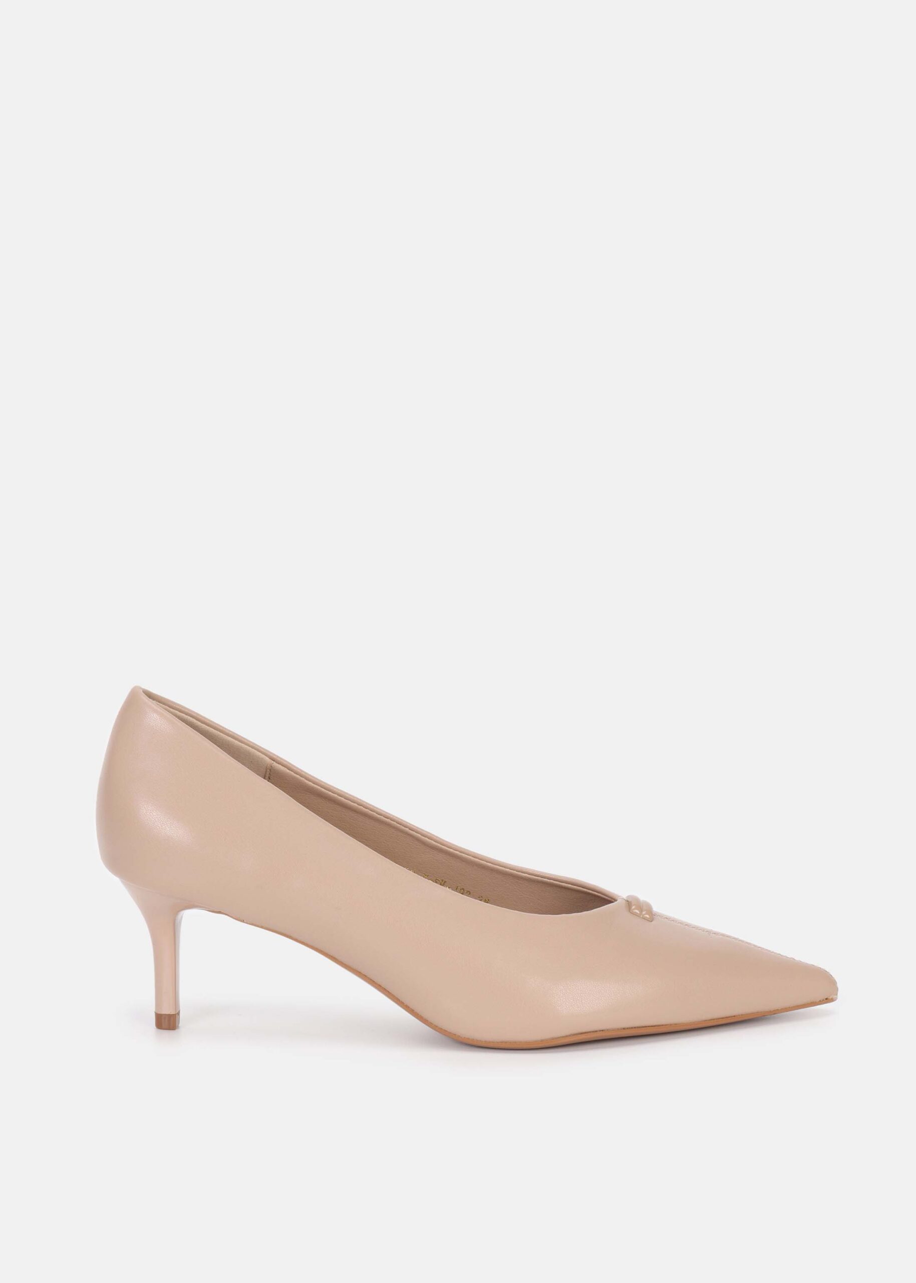 Women Leather Heels Shoes